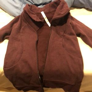Lululemon thick zip up sweatshirt